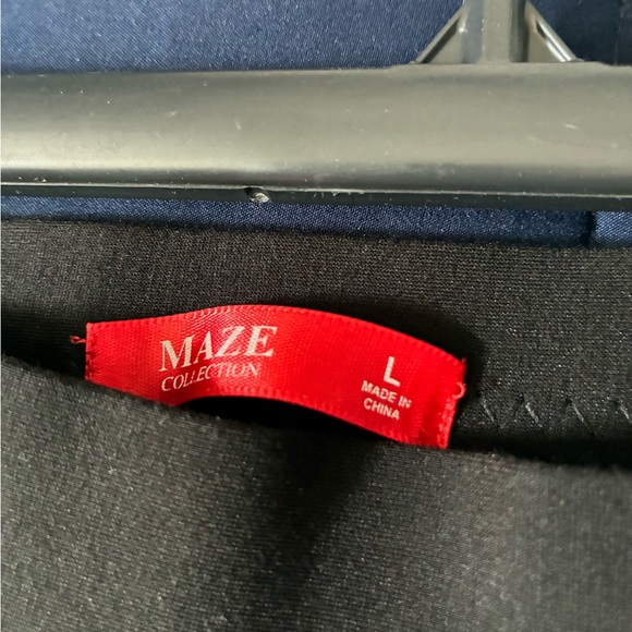 Maze Collection Pants - Maze Collection Black Cropped Pants